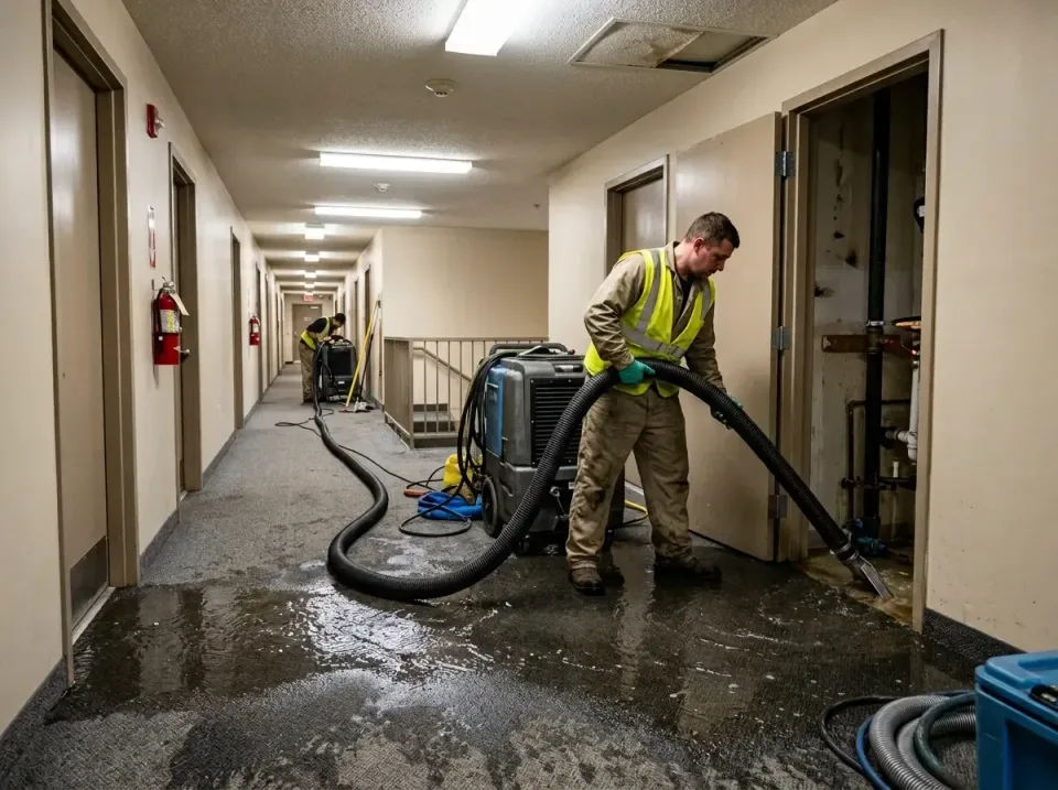 multi-unit-apartment-hallway-f-005 — frequently asked questions, Emergency Burst Pipe Water Extraction & Removal in Gold Bar…